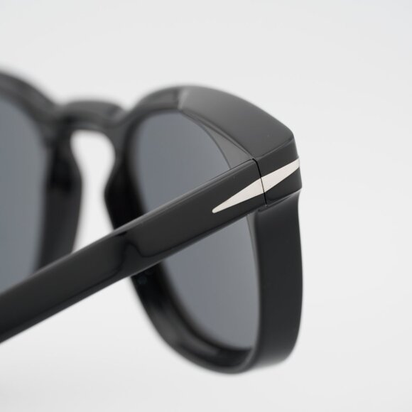 David Beckham DB 7030/S 0807 T4 Sunglasses Black Square Frame, Mirror Lenses - Picture 3 of 9